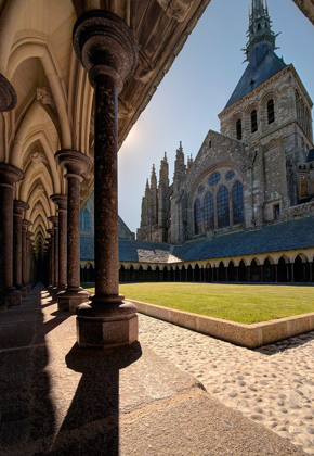 Picture of ABBEY AT MONT SAINT-MICHEL ON THE NORMANDY COAST OF FRANCE