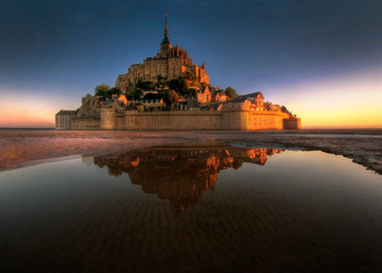 Picture of MONT SAINT-MICHEL ON THE NORMANDY COAST OF FRANCE