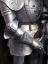 Picture of SHINING ARMOR IN MONT SAINT-MICHEL ON THE NORMANDY COAST OF FRANCE