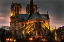 Picture of NOTRE DAME CATHEDRAL AND THE SEINE RIVER SHIMMER IN THE PARIS-FRANCE NIGHT