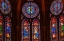 Picture of JESUS CHRIST MARY ANGELS STAINED GLASS-NOTRE DAME CATHEDRAL-PARIS-FRANCE 
