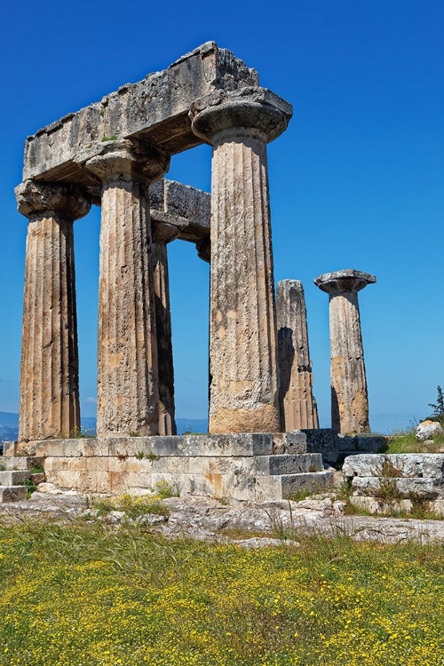 Picture of GREECE-CORINTH RUINS OF TEMPLE OF APOLLO 