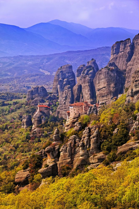Picture of GREECE-METEORA MONASTERY ATOP MOUNTAINS 