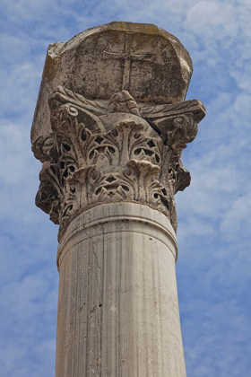 Picture of GREECE-PHILIPPI CORINTHIAN COLUMN AT ANCIENT RUINS OF BASILICA 