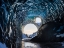 Picture of ICE CAVE AT THE NORTHERN SHORE OF GLACIAL LAGOON JOKULSARLON IN GLACIER BREIDAMERKURJOKULL