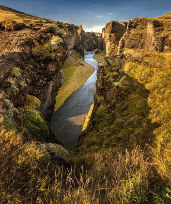 Picture of FJADRARGLJUFUR CANYON IN SOUTHERN ICELAND