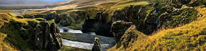 Picture of FJADRARGLJUFUR CANYON IN SOUTHERN ICELAND