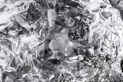 Picture of ABSTRACT ICE PATTERNS BACKGROUND DIAMOND BEACH JOKULSARLON GLACIER LAGOON VATNAJOKULL NATIONAL PARK