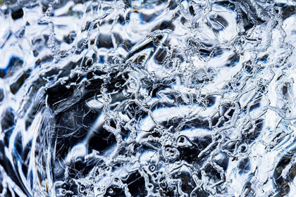 Picture of ABSTRACT ICE PATTERNS BACKGROUND DIAMOND BEACH JOKULSARLON GLACIER LAGOON VATNAJOKULL NATIONAL PARK