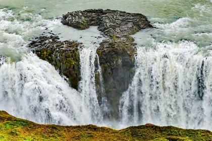 Picture of ENORMOUS GULLFOSS WATERFALL GOLDEN FALLS GOLDEN CIRCLE-ICELAND ONE OF LARGEST WATERFALLS IN EUROPE