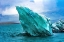 Picture of BLUE-LARGE ICEBERG DIAMOND BEACH JOKULSARLON GLACIER LAGOON VATNAJOKULL NATIONAL PARK