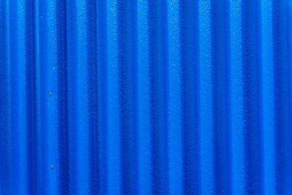 Picture of BLUE CORRUGATED LEAD-METAL ABSTRACT PATTERNS BACKGROUND-REYKJAVIK-ICELAND 