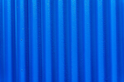 Picture of BLUE CORRUGATED LEAD-METAL ABSTRACT PATTERNS BACKGROUND-REYKJAVIK-ICELAND 