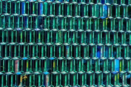 Picture of MODERN GLASS ABSTRACT BACKGROUND CONCERT HALL-REYKJAVIK-ICELAND 