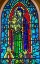 Picture of VIRGIN MARY BABY JESUS STAINED GLASS HALLGRIMSKIRKJA LARGE LUTHERAN CHURCH-REYKJAVIK