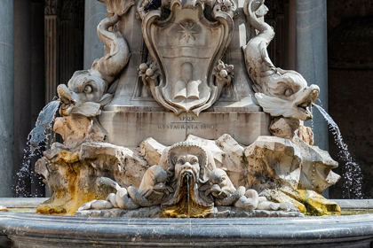 Picture of ITALY-ROME PIAZZA DELLA ROTUNDA-FONTANA DEL PANTHEON-1575