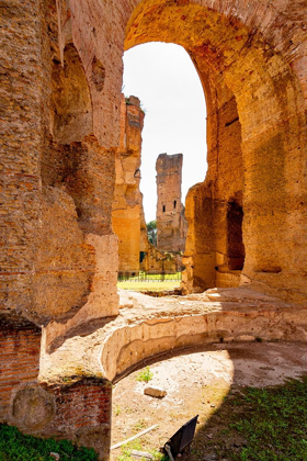 Picture of ITALY-ROME BATHS OF CARACALLA-WHERE WATER SUPPLIED BY NEW BRANCH OF AQUA MARCIA 