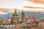 Picture of PALERMO PROVINCE-PALERMO THE DOME AND BELL TOWER OF THE BAROQUE CHIESA DEL GESU