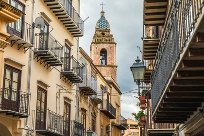 Picture of PALERMO PROVINCE-CASTELBUONO THE BELL TOWER OF CHIESA SCONSACRATA DEL SANTISSIMO CROCIFISSO