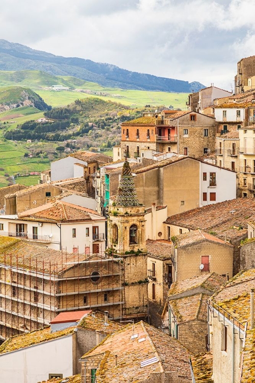 Picture of PALERMO PROVINCE-GANGI VIEW OF THE TOWN OF GANGI IN THE MOUNTAINS OF SICILY