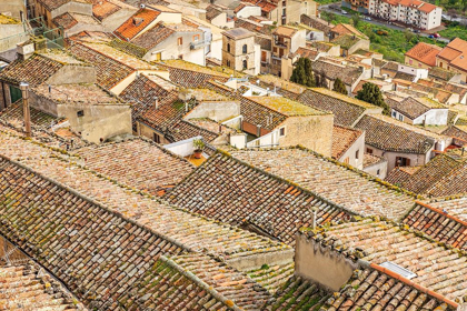 Picture of PALERMO PROVINCE-GANGI VIEW OVER THE ROOFTOPS IN THE TOWN OF GANGI IN THE MOUNTAINS OF SICILY