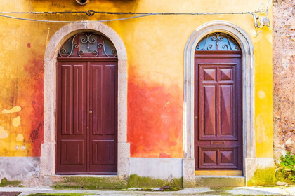 Picture of PROVINCE OF MESSINA-NOVARA DI SICILIA DECORATIVE DOORS IN THE MEDIEVAL HILL TOWN