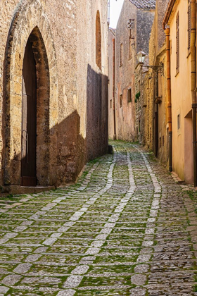 Picture of TRAPANI PROVINCE-ERICE A NARROW COBBLESTONE STREET IN THE ANCIENT HILL TOWN OF ERICE
