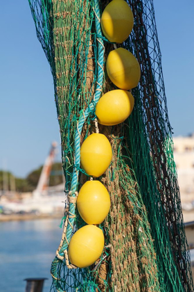 Picture of ITALY-APULIA-PROVINCE OF BARLETTA-ANDRIA-TRANI-TRANI CLOSE-UP OF FISHING NET AND FLOATS