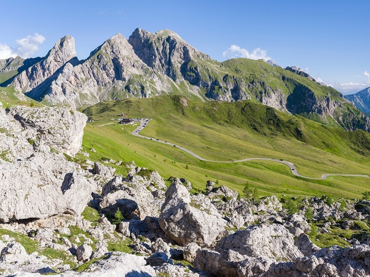 Picture of DOLOMITES AT PASSO GIAU VIEW TOWARDS MONTE CERNERA AND MONTE MONDEVAL 