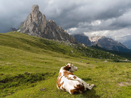 Picture of DOLOMITES AT PASSO GIAU RA GUSELA AND TOFANE 