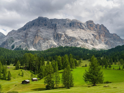 Picture of MOUNTAIN RANGE KREUZKOFEL-SASSO SANTA CROCE IN THE NATURE PARK FANES SENNES PRAGS