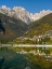 Picture of MOLVENO AT LAKE LAGO DI MOLVENO IN THE DOLOMITI DI BRENTA  ITALY-TRENTINO