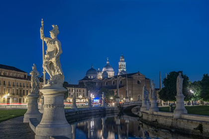 Picture of ITALY-PADUA-PRATO DELLA VALLE-THIS SQUARE IS THE LARGEST IN ITALY AND FEATURES AN ELLIPTICAL CANAL