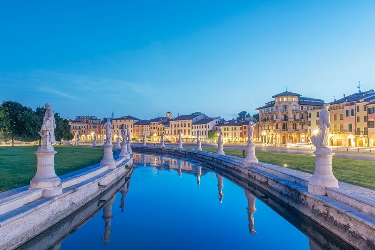 Picture of ITALY-PADUA-PRATO DELLA VALLE-THIS SQUARE IS THE LARGEST IN ITALY AND FEATURES AN ELLIPTICAL CANAL