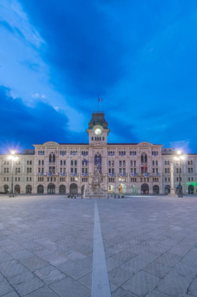 Picture of ITALY-TRIESTE-PIAZZA UNITA DITALIA AT DAWN