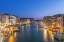 Picture of ITALY-VENICE GRAND CANAL AT TWILIGHT FROM RIALTO BRIDGE