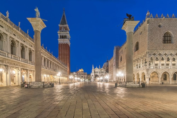 Picture of ITALY-VENICE SAN MARCO PIAZZA AT DAWN