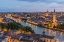 Picture of ITALY-VERONA LOOKING DOWN FROM CASTELLO SAN PIETRO AT TWILIGHT