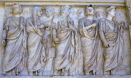 Picture of IMPERIAL FAMILY STATUE EMPERO TIBERIUS ARA PACIS ALTAR OF AUGUSTUS PEACE-ROME-ITALY 