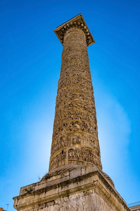 Picture of EMPEROR MARCUS AURELIUS COLUMN-ROME-ITALY COLUMN ERECTED IN 193 AD