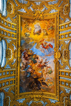 Picture of CEILING GOD FRESCO BASILICA SAINT AMBROGIO CARLO AL CORSO BASILICA CHURCH-ROME-ITALY