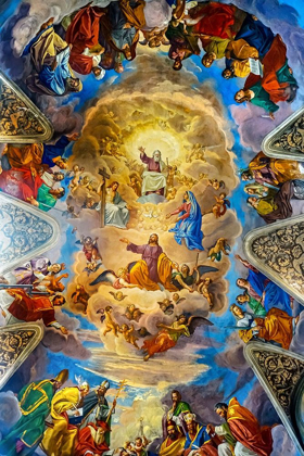 Picture of GOD JESUS MARY FRESCO BASILICA SAN GIACOMO IN AUGUSTA CHURCH-ROME-ITALY