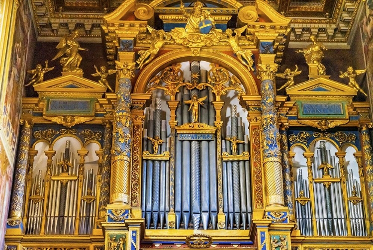 Picture of GOLDEN ORGAN BASILICA DI SAN GIOVANNI IN LATERANO-ROME-ITALY BUILT 324 BY EMPEROR CONSTANTINE