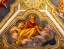 Picture of SAINT LUKE FRESCO CEILING SANTA MARIA MAGGIORE-ROME-ITALY BUILT 422-432-IN HONOR OF VIRGIN MARY
