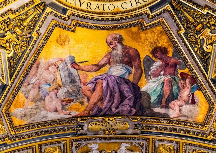 Picture of GOSPEL WRITER FRESCO BASILICA DI SAN GIOVANNI IN LATERANO-ROME-ITALY 