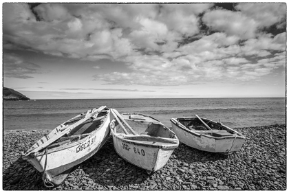 Picture of SPAIN-CANARY ISLANDS-FUERTEVENTURA ISLAND-POZO NEGRO-FISHING BOATS