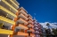 Picture of SPAIN-CANARY ISLANDS-GRAN CANARIA ISLAND-PLAYA DEL INGLES-COLORFUL BALCONIES