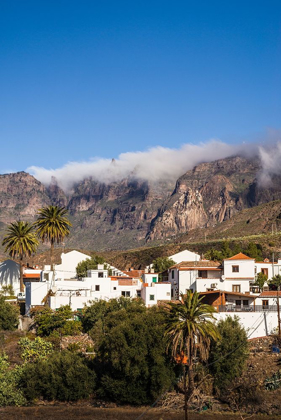 Picture of SPAIN-CANARY ISLANDS-GRAN CANARIA ISLAND-SANTA LUCIA DE TIRAJANA-TOWN VIEW