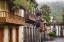Picture of SPAIN-CANARY ISLANDS-GRAN CANARIA ISLAND-TEROR-MAIN STREET AND TRADITIONAL HOUSES