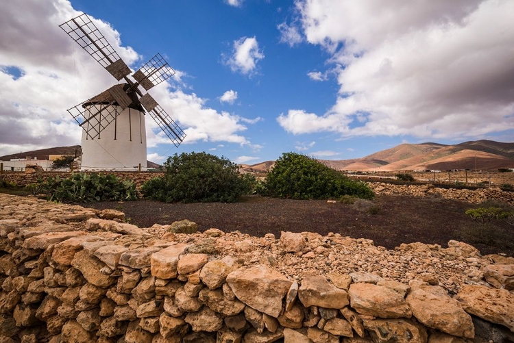 Picture of CANARY ISLANDS-FUERTEVENTURA ISLAND-TISCAMANITA-TRADITIONAL ISLAND WINDMILL